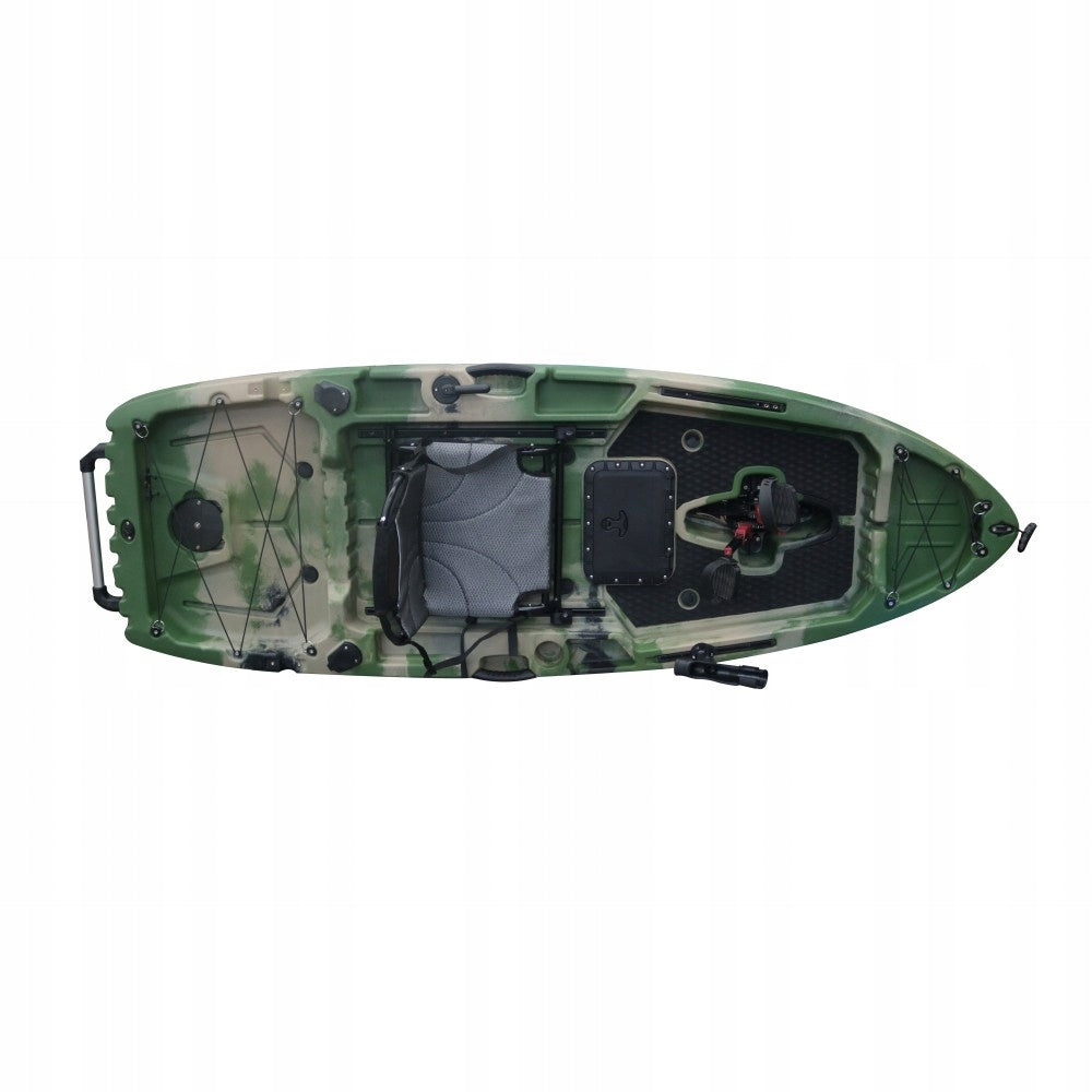 Fishing pedal kayak AMBER BOGA 8.4, FLAP pedal, 256x88x33 cm, Camo, HDPE Model AMBER BOGA 8.4 Camo