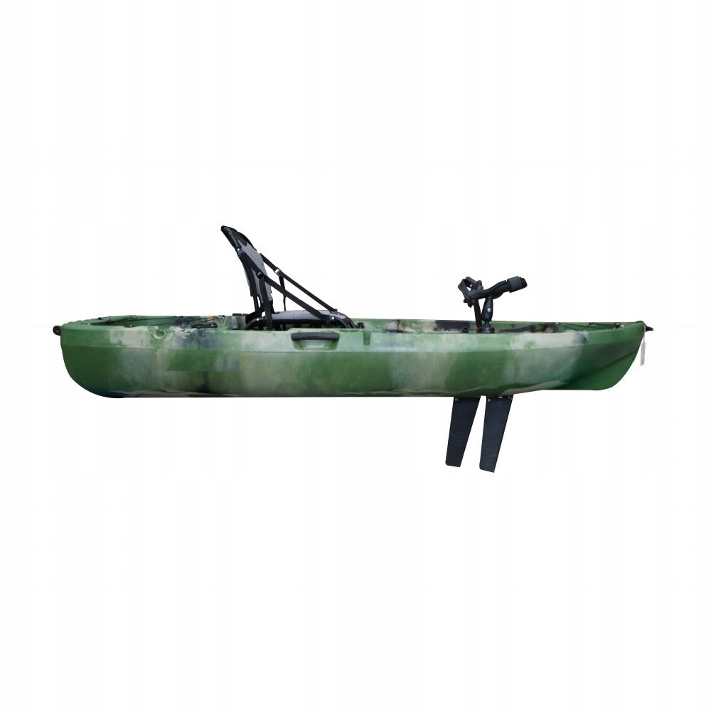 Fishing pedal kayak AMBER BOGA 8.4, FLAP pedal, 256x88x33 cm, Camo, HDPE