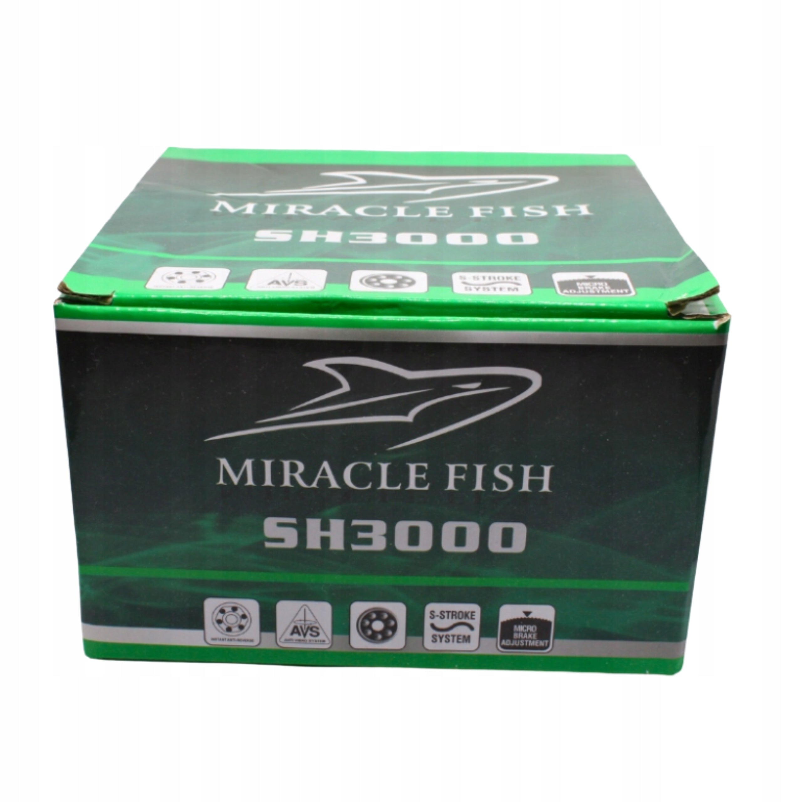 Fishing reel 3000 with front brake Miracle SD3000 6 SOLID BEARINGS Manufacturer code MIR-KOŁ-SD3000-RED