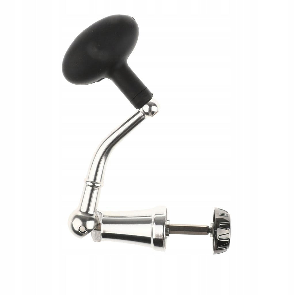 Fishing reel of Handle With Knob Folding Handle Rocker Arm Silver, L Silver Brand no brand