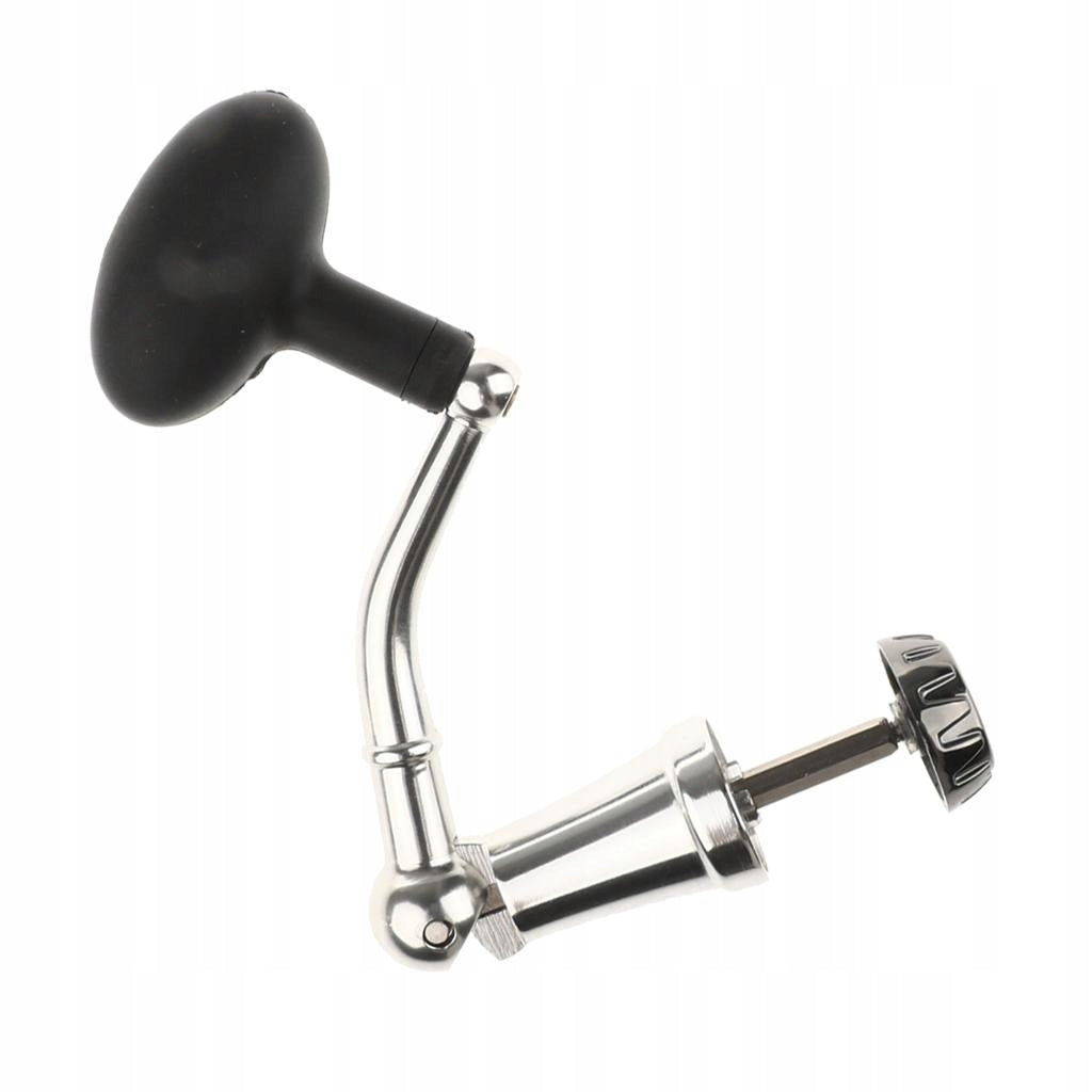 Fishing reel of Handle With Knob Folding Handle Rocker Arm Silver, L Silver Model Uchwyt kołowrotka wędkarskiego