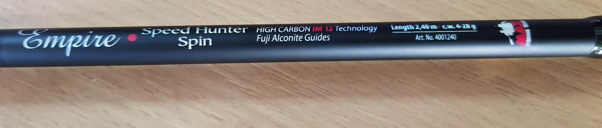 Fishing rod Empire Speed Hunter Spin 2,4m/c.w. 4-28g MAX Brand MAX