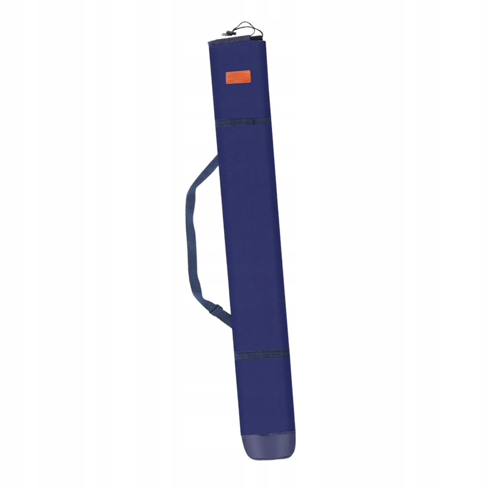 Fishing rod case Folding Portable 140cm Blue Brand no brand