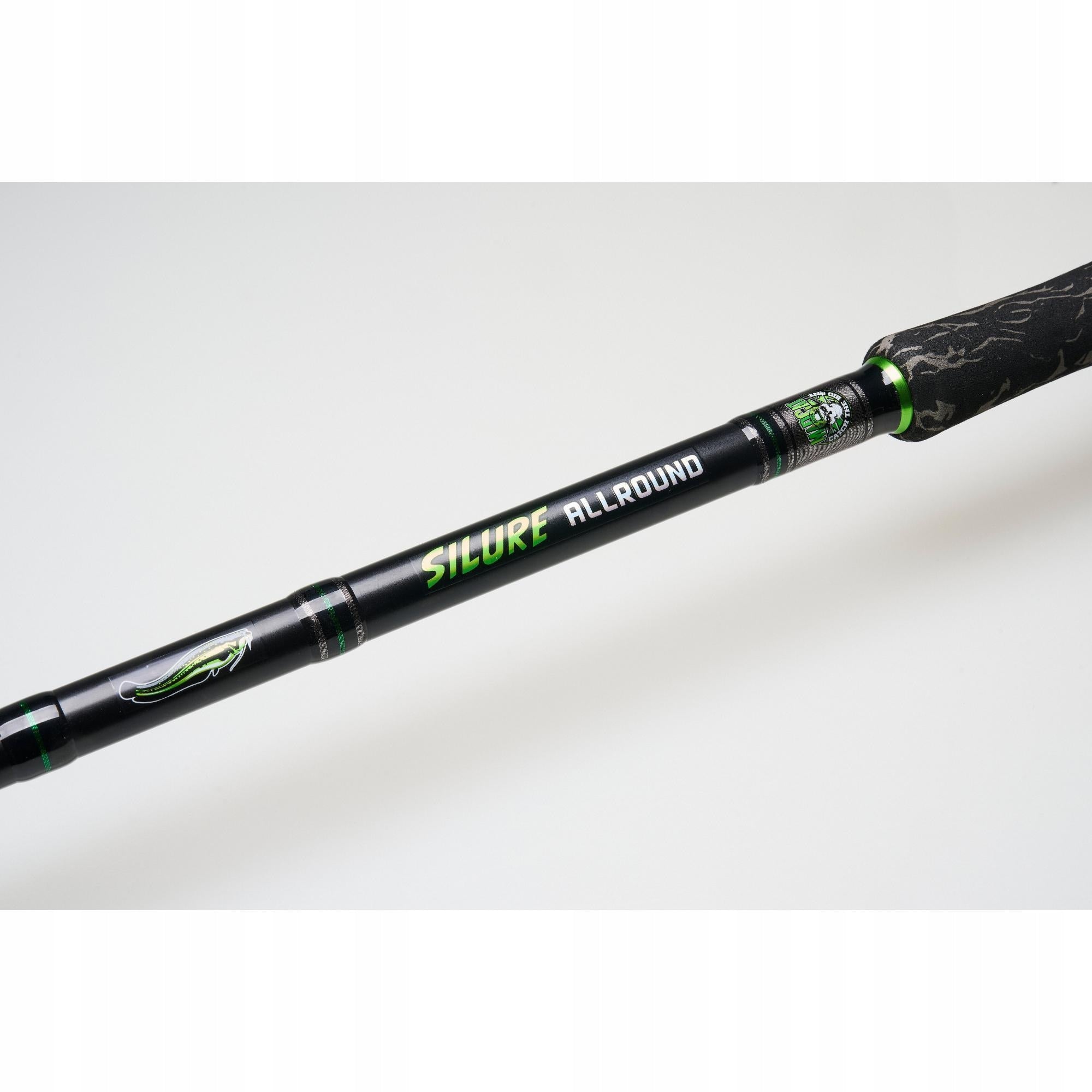 Fishing rod + reel set DAM Madcat Silure Allround 3 m 200-400g practical Total length 300 cm