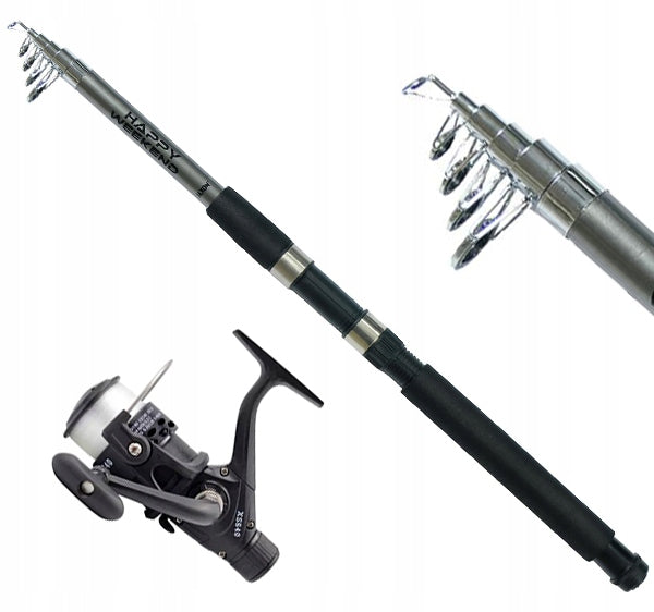 Fishing set Spinning Fishing Rod JAXON 2,1 HW - reel with wound line Brand Jaxon