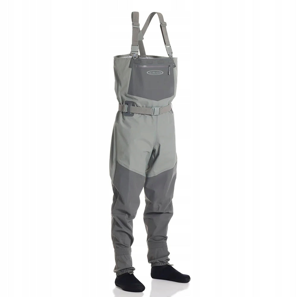 Fishing waders Breathable Bottoms Vision Koski Grey V4710-LS Manufacturer code V4710-LS