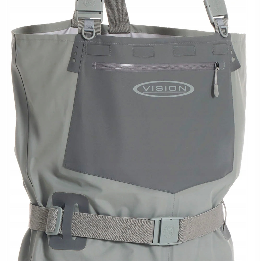 Fishing waders Breathable Bottoms Vision Koski Grey V4710-LS Packaging status original