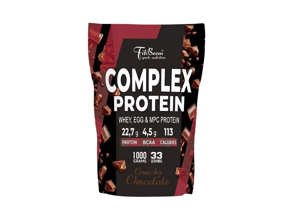 FitBoom Complex Protein 1000g crunchy chocolate