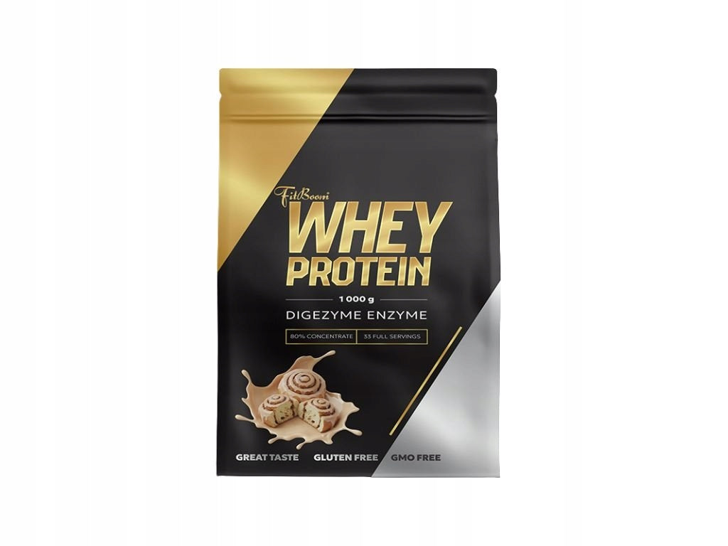 FitBoom Whey Protein 2250g cinnamon roll Expiration date up to 2 weeks after the purchase date