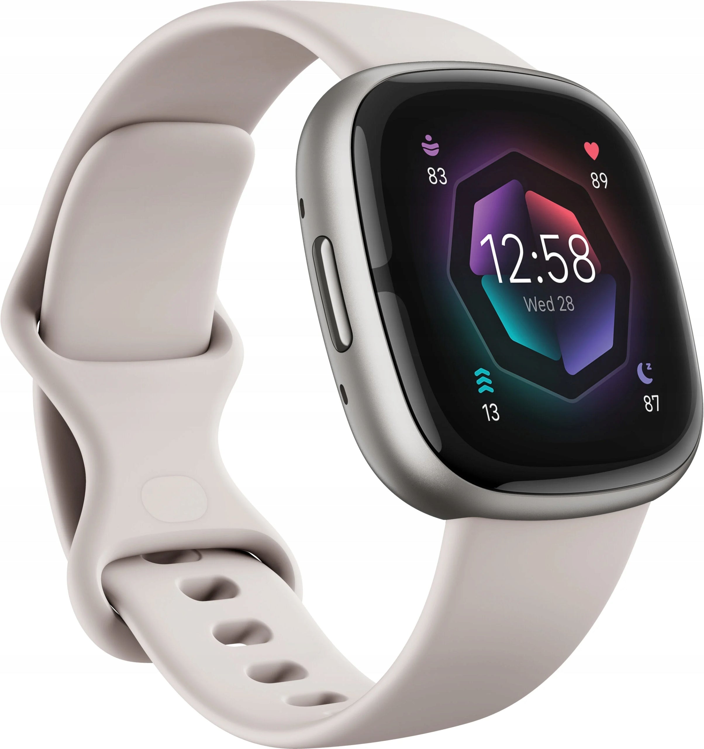 Fitbit Charge 5 smartwatch Sense white
