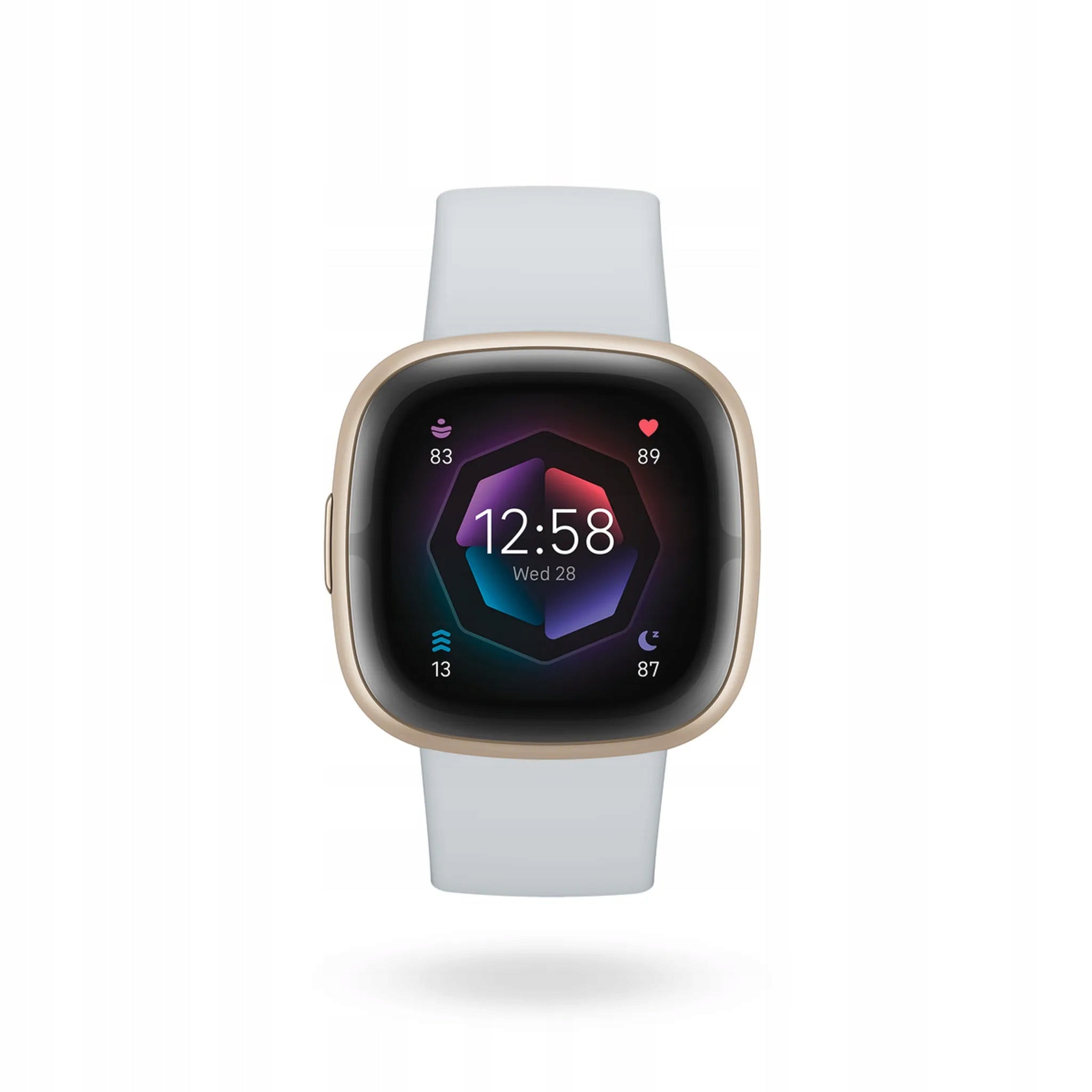 Fitbit Sense 2, Blue/Gold, smart watch Color gold
