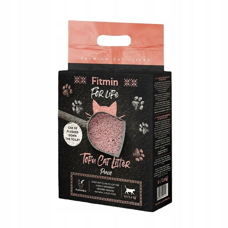 Fitmin Cat tofu LITTER SCENTED Peach 6l/2,4 kg