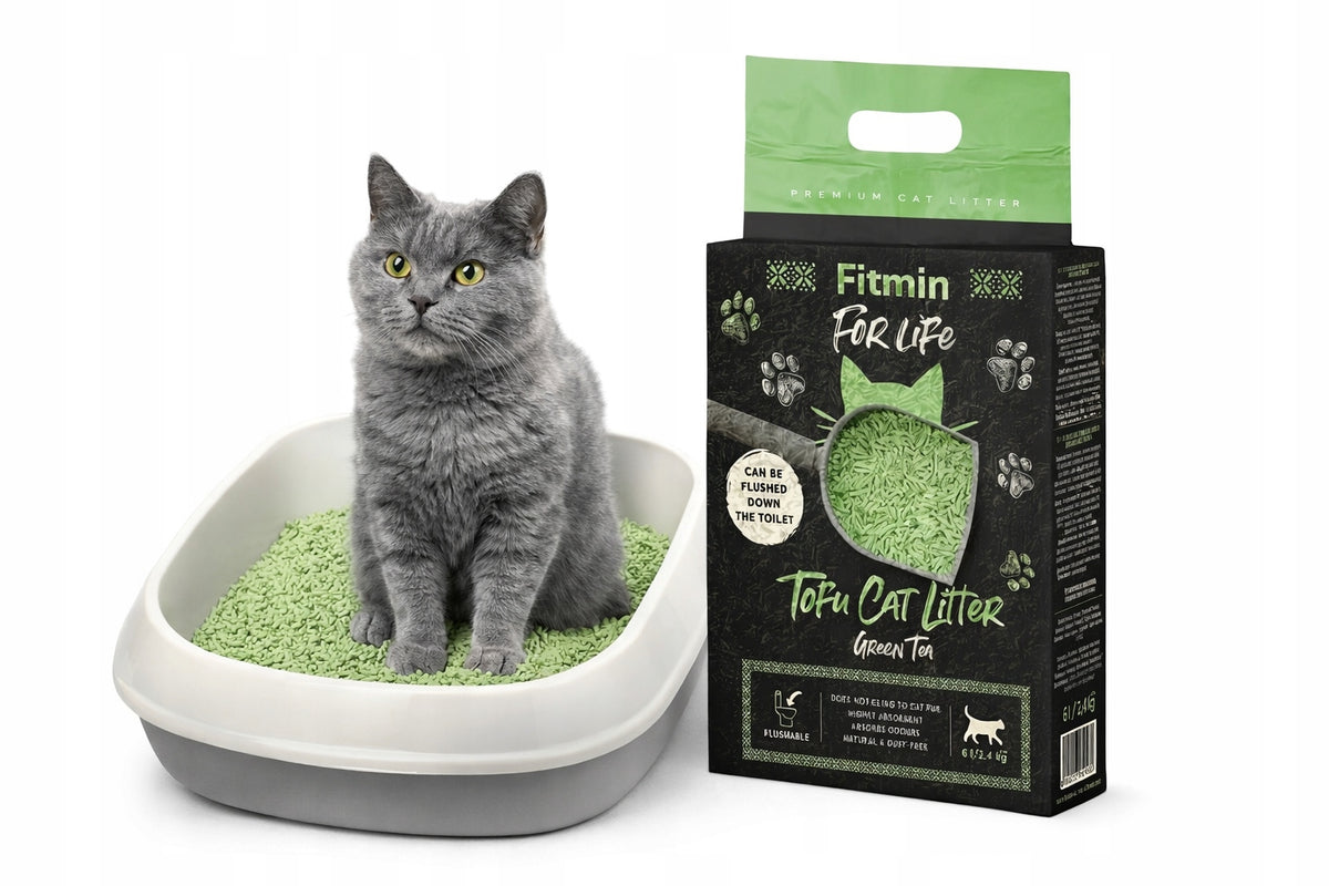 Fitmin For Life Tofu Litter Green Tea 6L/2,4kg Packaging status original