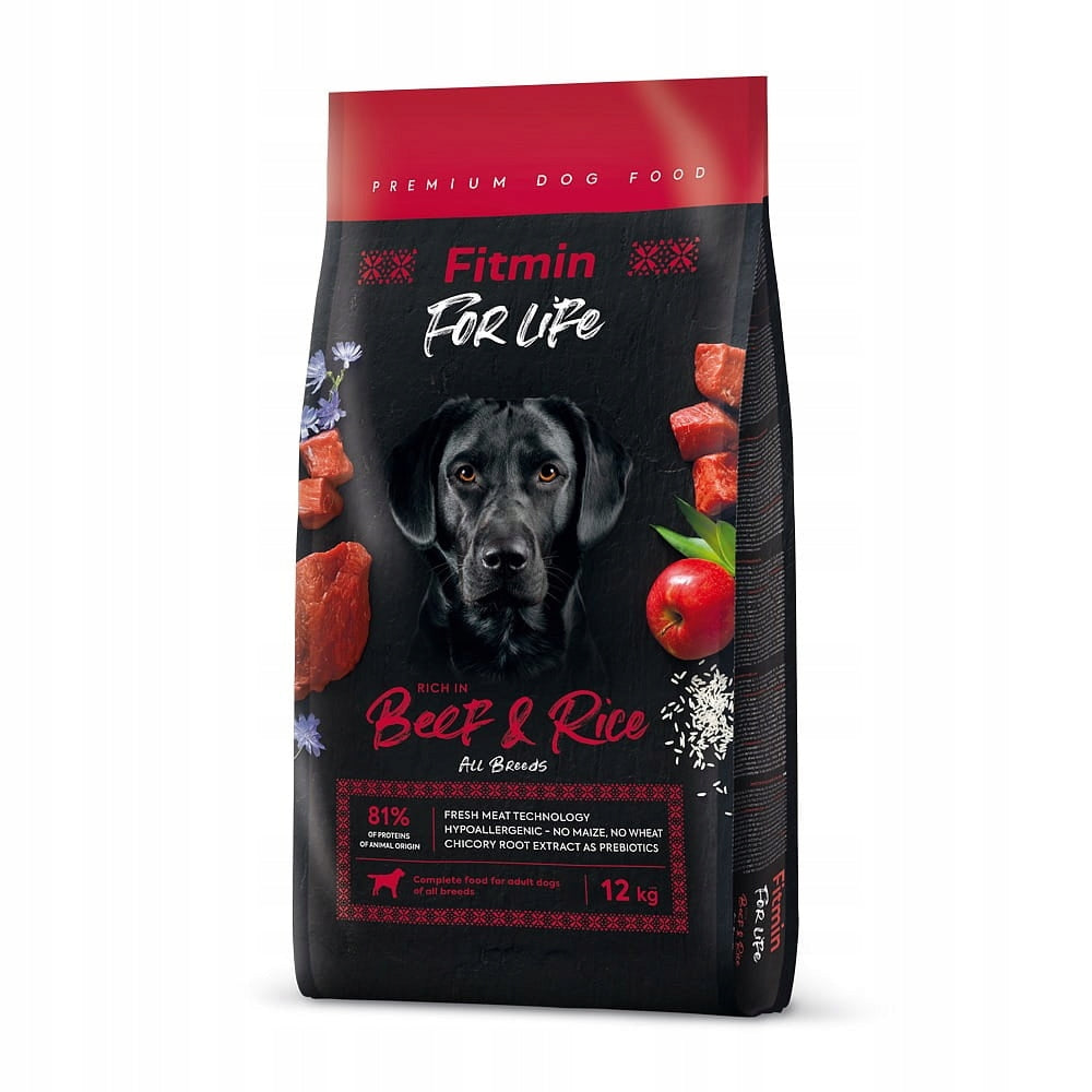 Fitmin for Life Beef & Rice 12kg