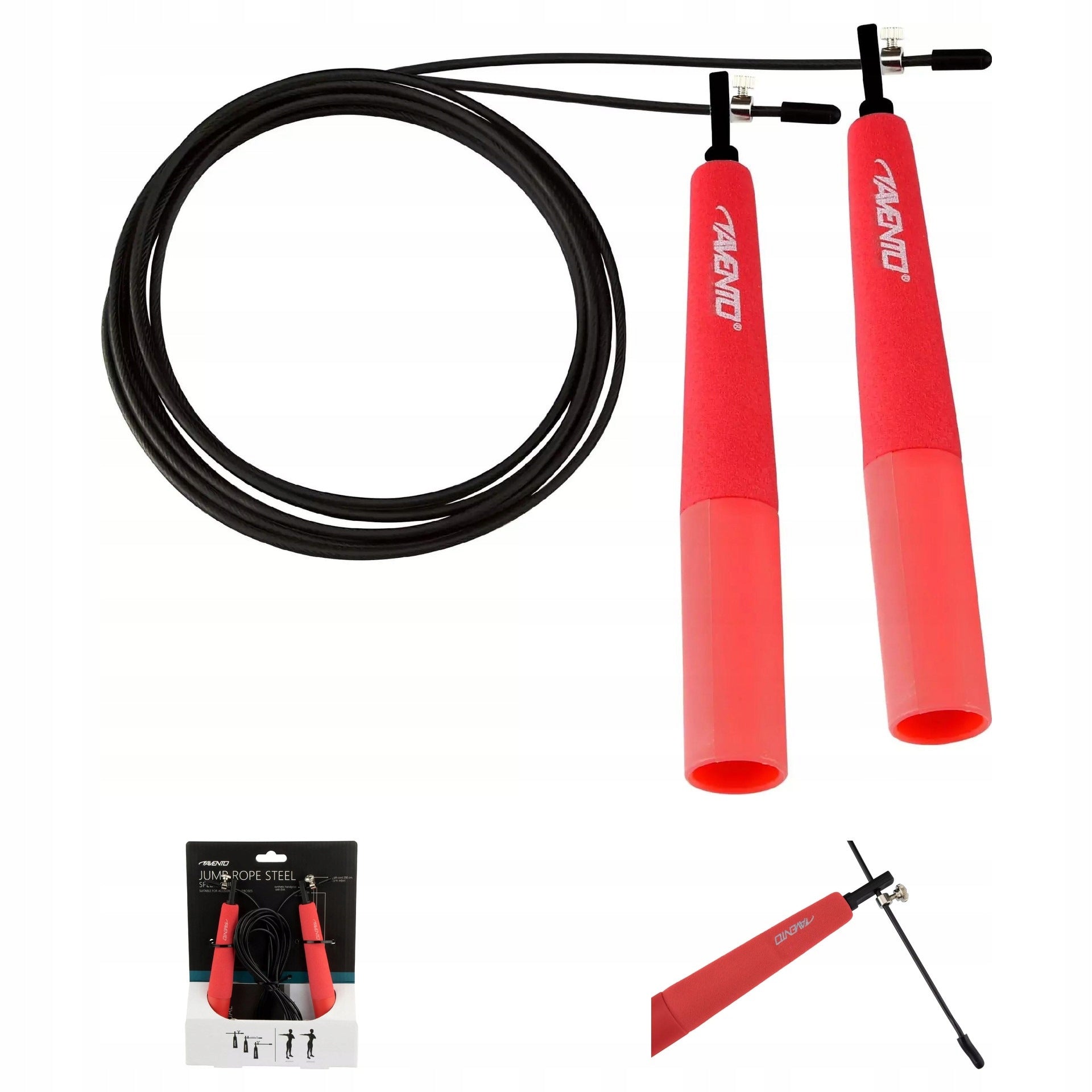 Fitness Boxing Jump Rope for Exercise Adjustable Durable AVENTO 290cm