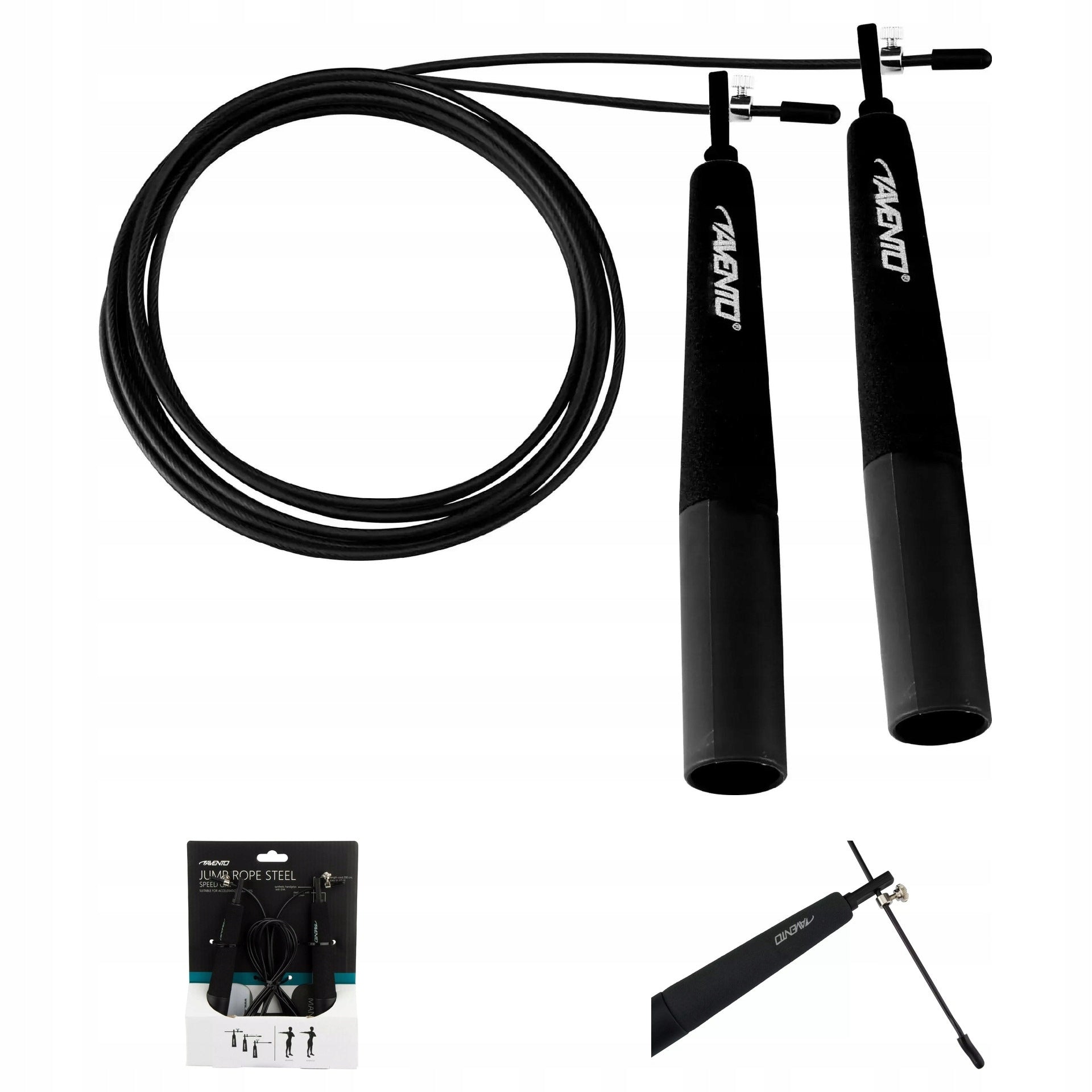 Fitness Boxing Jump Rope for Exercise Adjustable Durable AVENTO 290cm