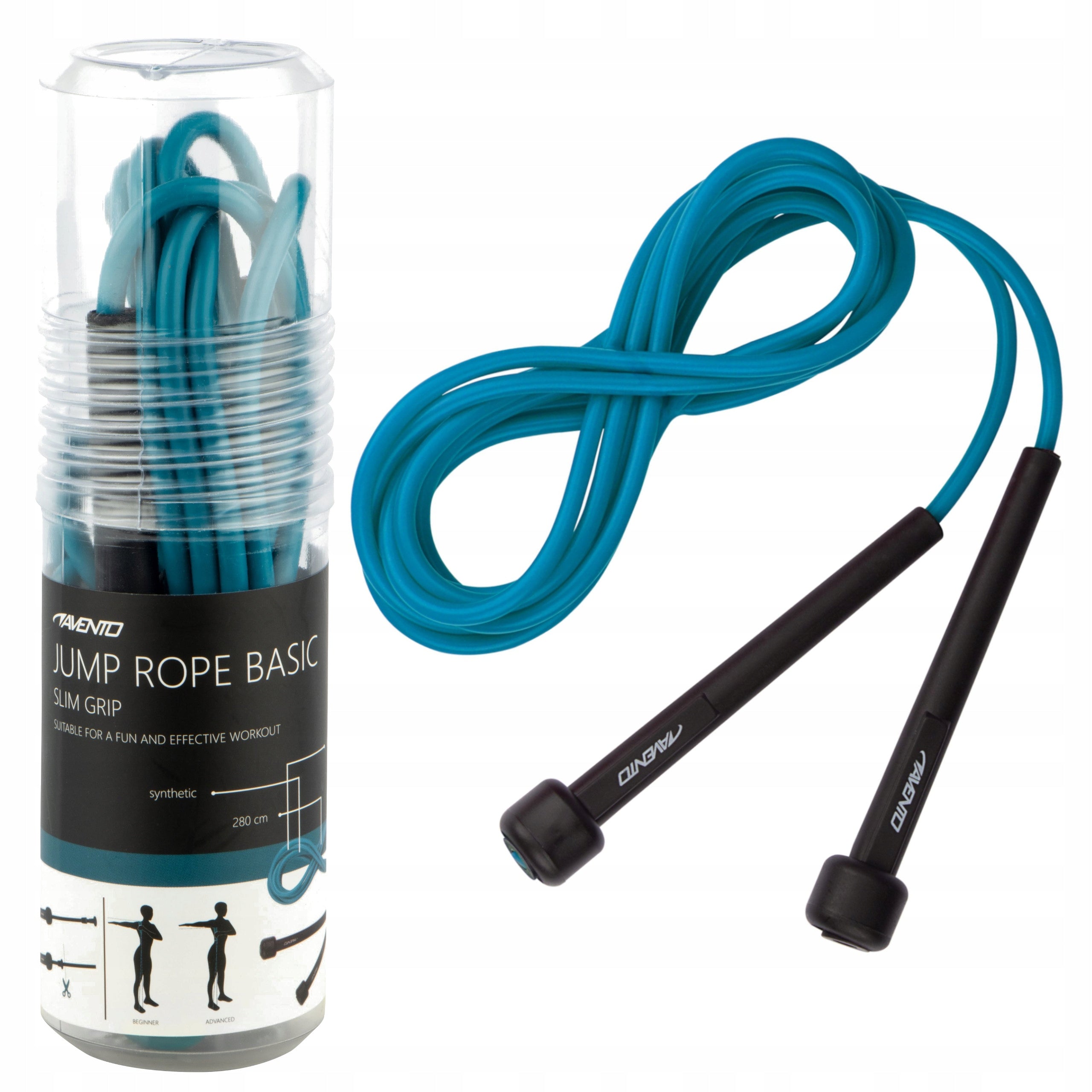 Fitness Boxing Jump Rope for Exercise at Home Adjustable AVENTO 280cm