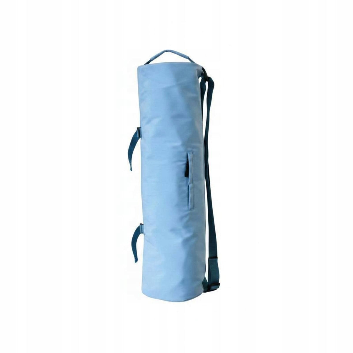 Fitness Equipment Carrier Polyester Exercise Mat Tote Adjustable Strap Blue