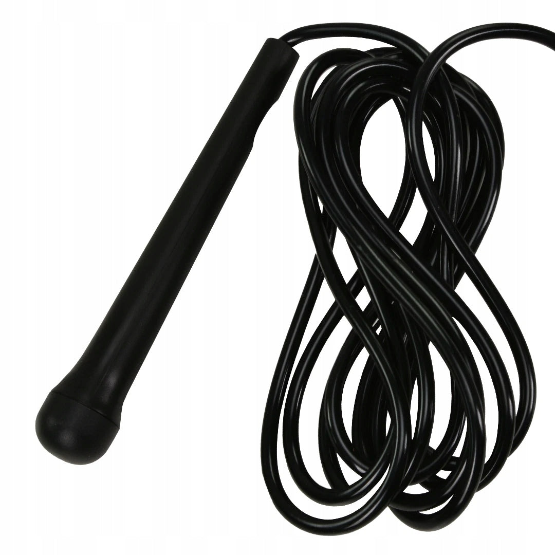 Fitness Jump Rope with Adjustable Training Lightweight Durable Universal Color black