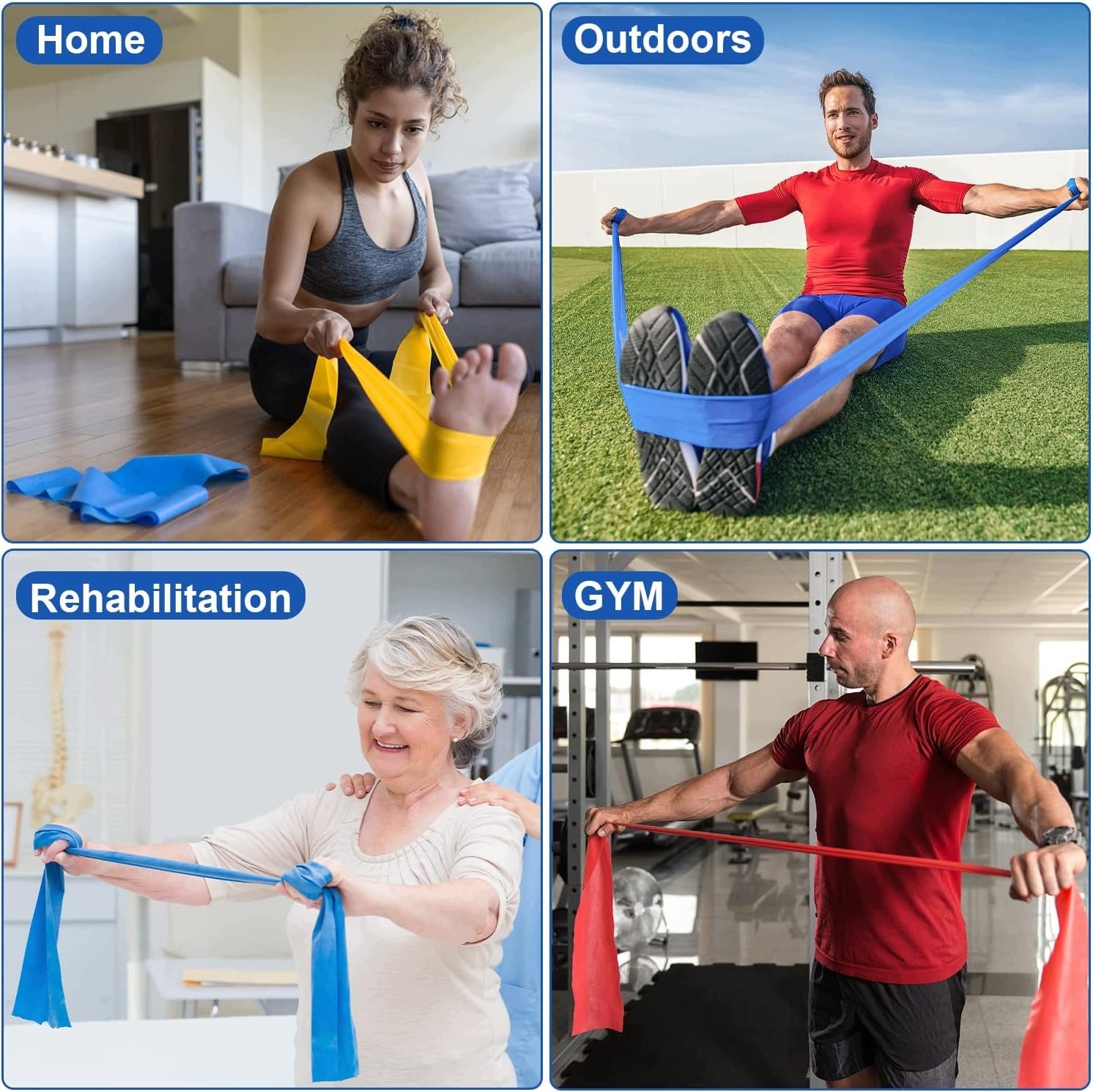 Fitness Tapes Rehabilitation Gymnastics and Physiotherapy 3 pcs SET 0266 Brand no brand