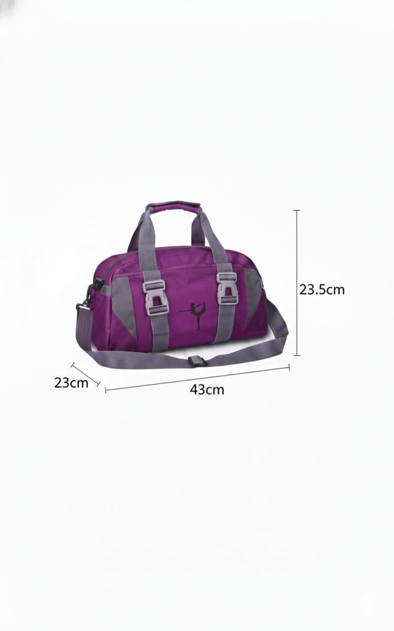 Fitness bag sports for swimming pool gym yoga dance for girls purple Color purple
