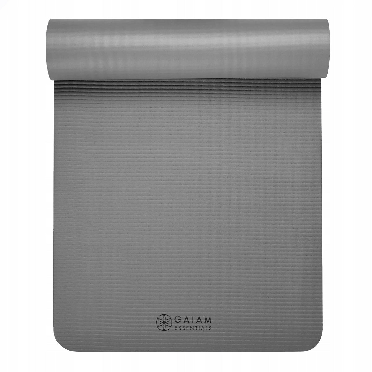 Fitness mat GAIAM 10 mm durable and thick mat with strap