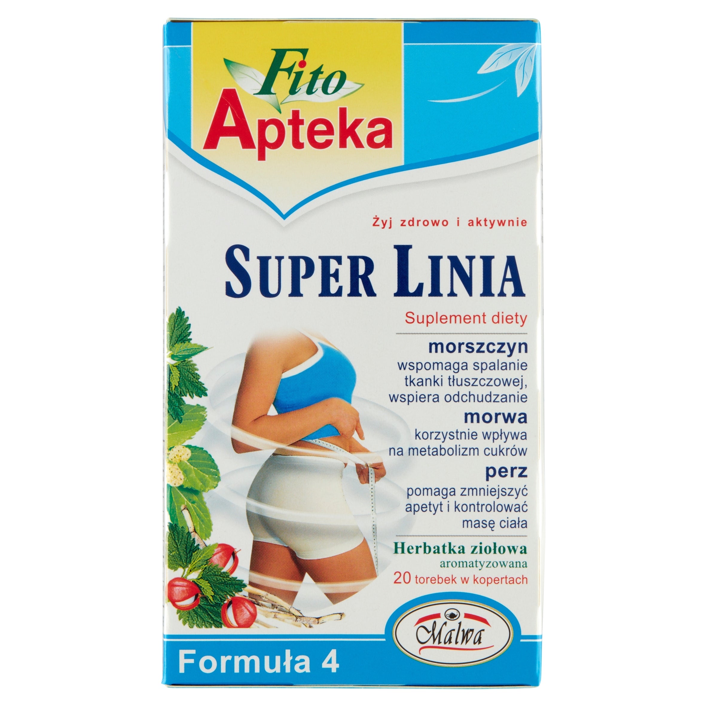 Fito PHARMACY Herbal tea SUPER LINE 20TB 40g Malwa Packaging status original