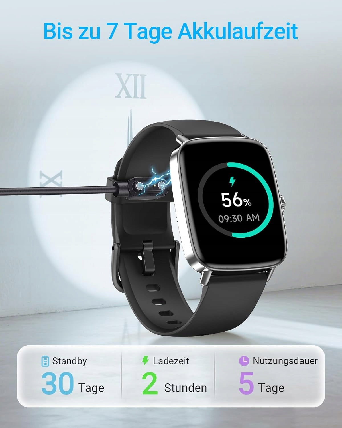 Fitpolo Men's Smartwatch 1.85" HD Talk IP68 Pulse SpO Packaging status original