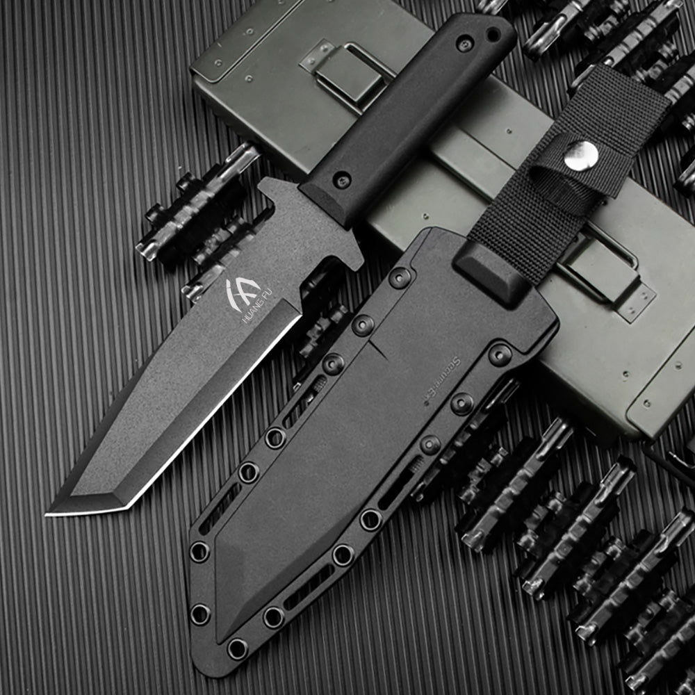 Fixed straight knife, tactical knife, outdoor knife, perfect men's gift Packaging status original