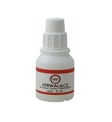 Fixer for paint and varnish of leather products
