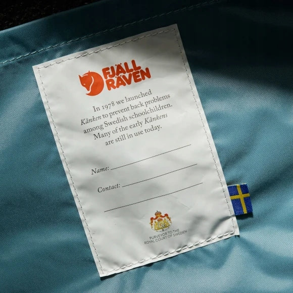 Fjallraven Kanken Backpack - Graphics Nimbus Blue-Hidden Animals Brand Fjällräven