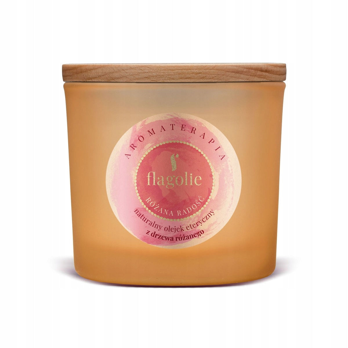 Aromatische Kerze aus natürlichem Sojawachs Flagolie - Rose Joy/Aromatherapy Collection, 170 g 
