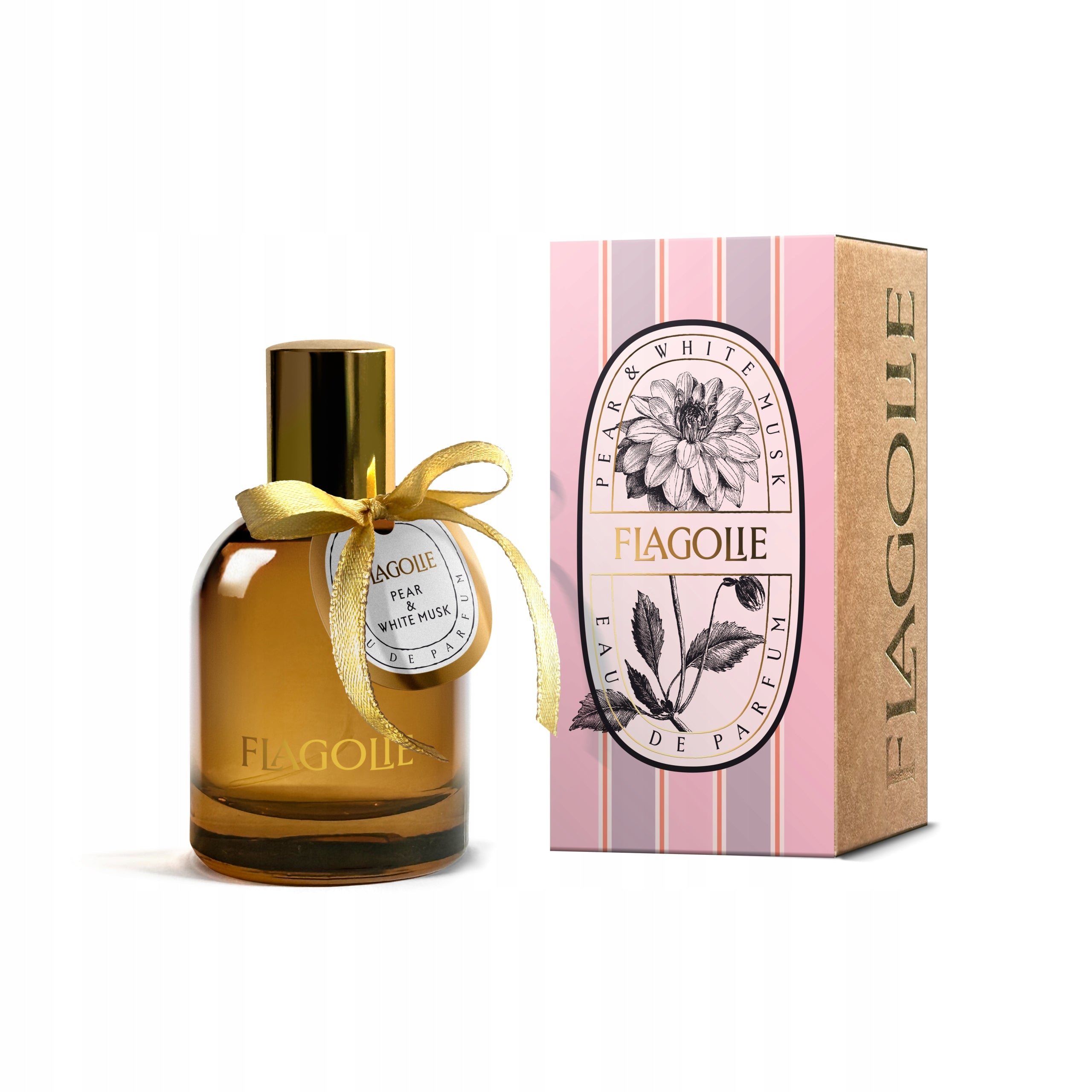 Flagolie Women's Perfume PEAR AND WHITE MUSK 50ML