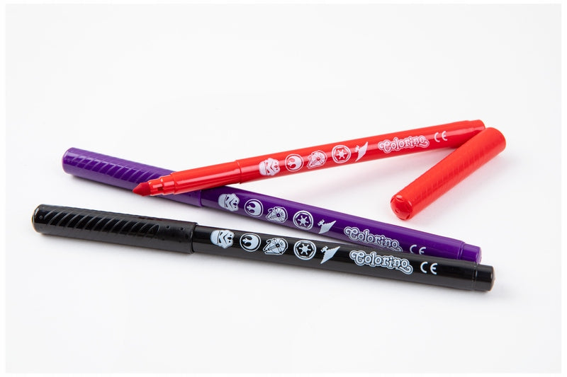 Waschbare Marker Colorino Disney Star Wars, 12 Farben 