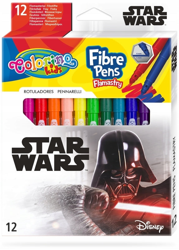 Waschbare Marker Colorino Disney Star Wars, 12 Farben 