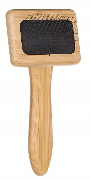 Flamingo Bamboo Dog Brush Babu S