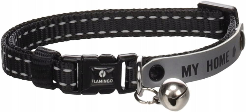 Flamingo Jaggo Obojek pro kočky černý