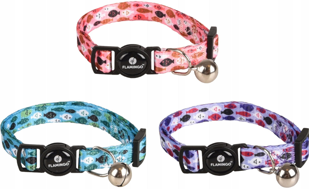 Flamingo Minou Cat Collar with Fish Manufacturer code 560947