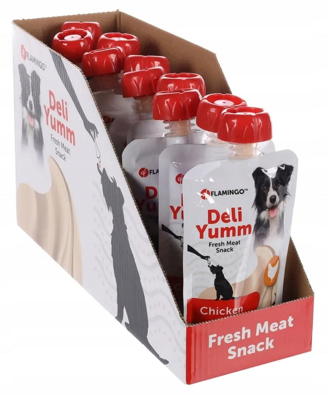 Flamingo duck dog paste 90g. Date: 27.10.2026 Manufacturer code 5400585175639