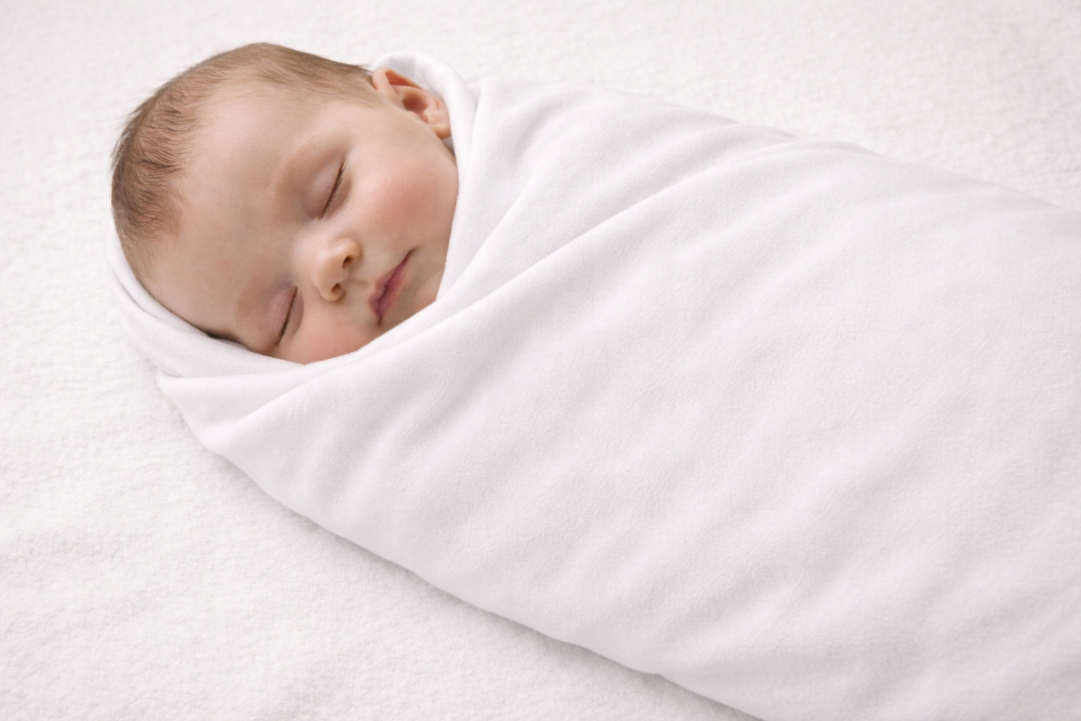 Flannel diaper 160x60 cm – soft swaddle/blanket for wrapping white