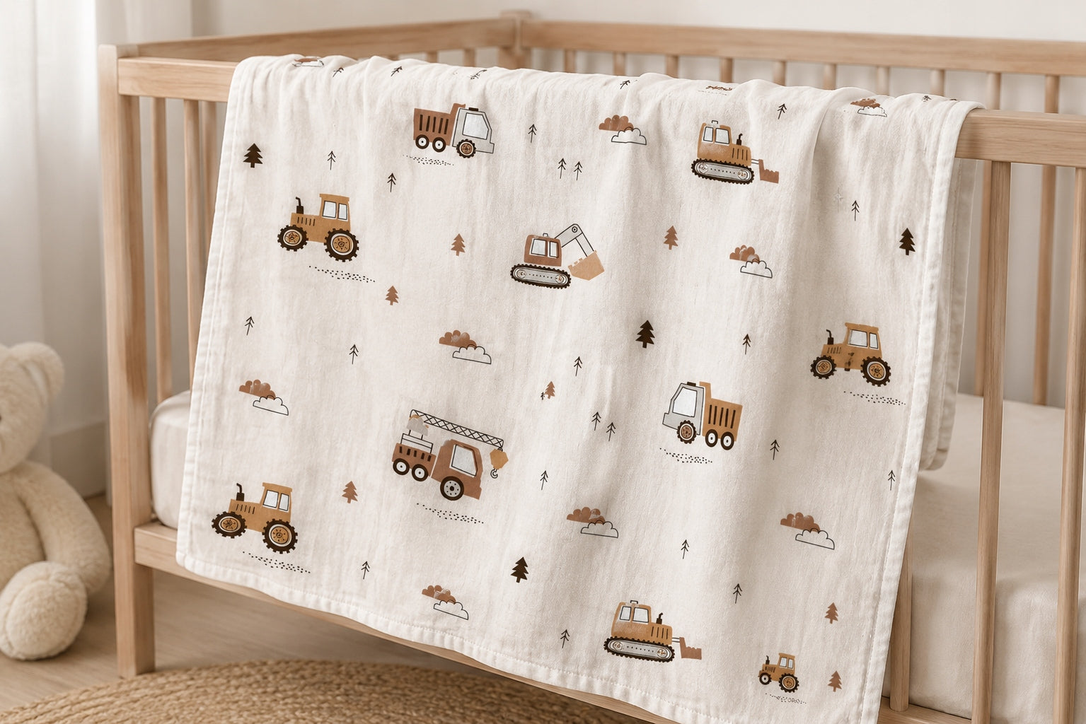Flannel diaper 160x60 cm – soft swaddle for wrapping a newborn car Manufacturer code 01fro