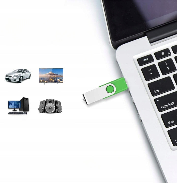 Flash Drive 16GB USB Flash Drive Colors Plus Lanyard Clip Lockable 5 PCS Manufacturer code 1/00175