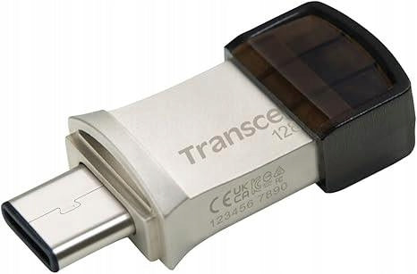 Flash Drive Transcend JetFlash 890 128 GB USB 3.1 silver