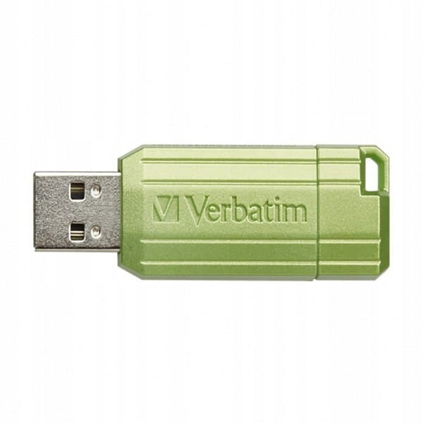 Flash disk Verbatim PinStripe 64 GB USB 2.0 green