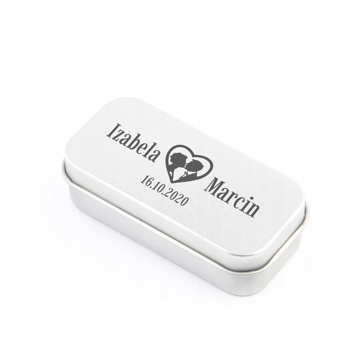 Flash drive 32 GB USB 2.0 box + WEDDING ENGRAVING Brand MemoRabbit