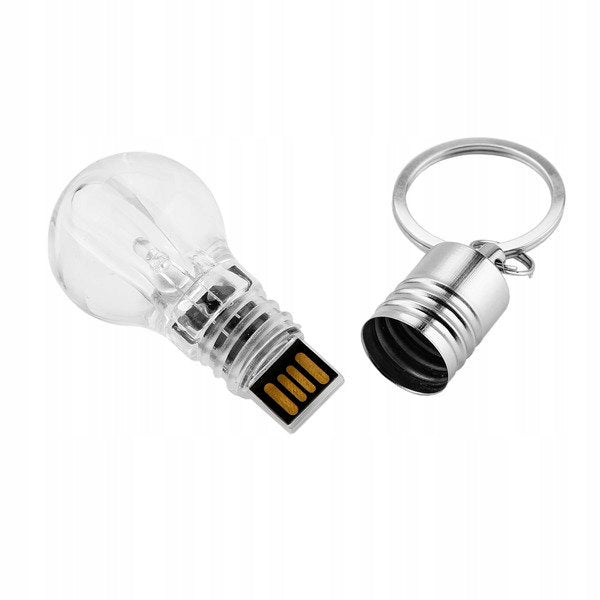 Flash drive bulb 8 gb USB 2.0 glowing