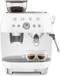 Flask Express with grinder Smeg EGF03WHEU WHITE ON HAND + COFFEE