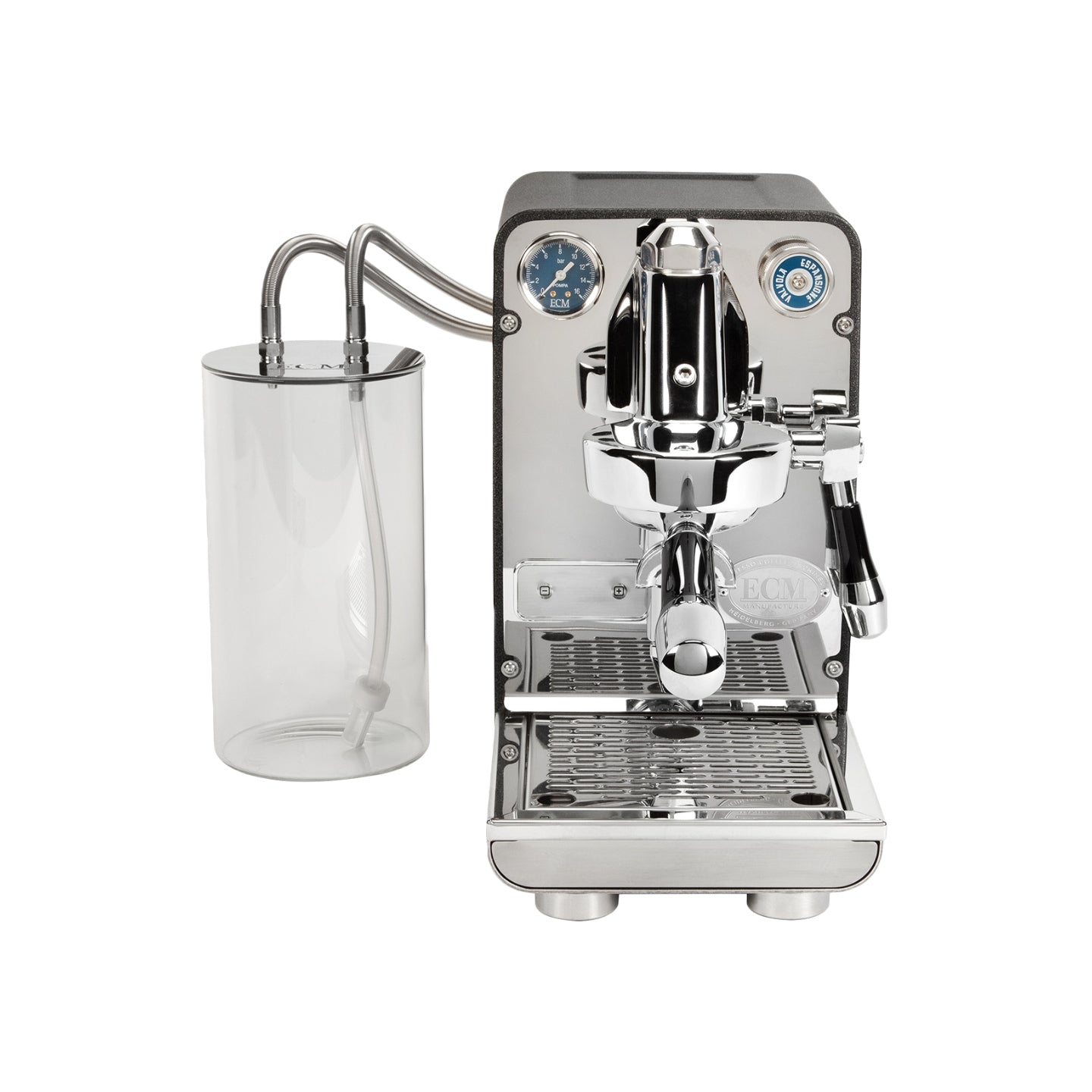 Flask Pressure Machine ECM Puristika Stainless Steel / Anthracite