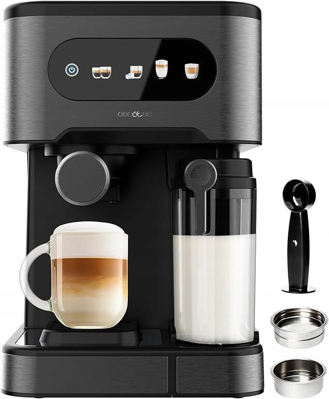Flask espresso machine Cecotec Power latte 1350 W black