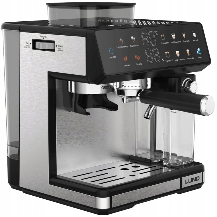 Flask espresso machine Lund 68501 1350 W silver/grey Manufacturer code 68501